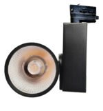 LED TrackLight Τριφασικό 40W GRAZ Μαύρο BRIDGELUX Chip rails - CRI +90 - Image 2