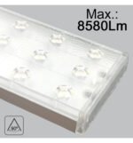 Γραμμικός προβολέας LED Τριφασικός 41W-66W ARENDAL | VOSSLOH DRIVER | OP 90º 150cm 5700K - Image 2