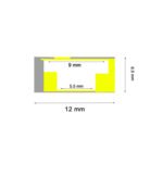 Προφίλ σιλικόνης FLEX 06-12 για ταινίες LED έως 8mm - Image 5