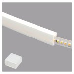 Προφίλ σιλικόνης FLEX 06-12 για ταινίες LED έως 8mm