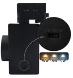 LED Tracklight 40W GRAZ Μαύρο BRIDGELUX Chip - CRI +92 - 3CCT - Image 4