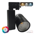 LED Tracklight 40W GRAZ Μαύρο BRIDGELUX Chip - CRI +92 - 3CCT