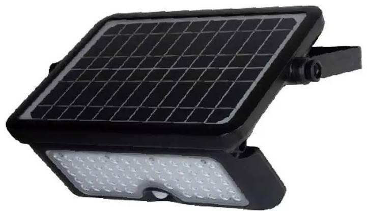 V-TAC Προβολέας LED ηλιακός 10W φυσικό λευκό 4000K μαύρο σώμα με ανιχνευτή 9869 - Image 1