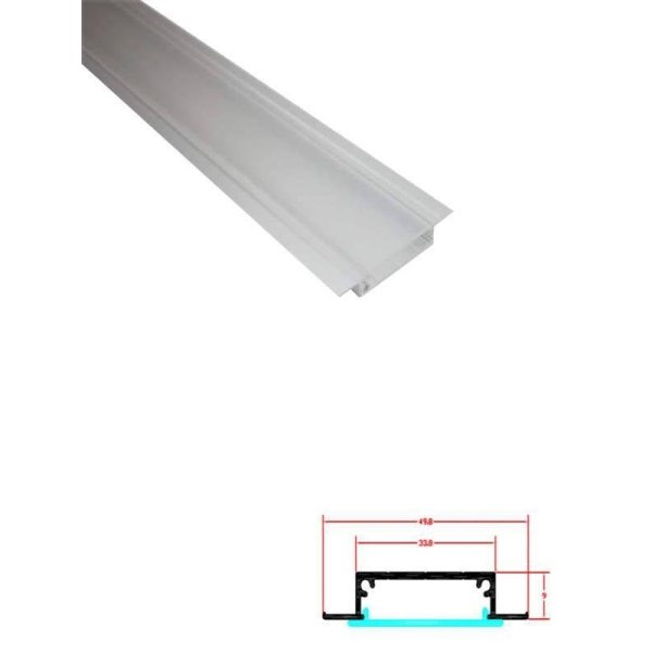 LED ΠΡΟΦΙΛ ΑΛΟΥΜΙΝΙΟΥ Model R33