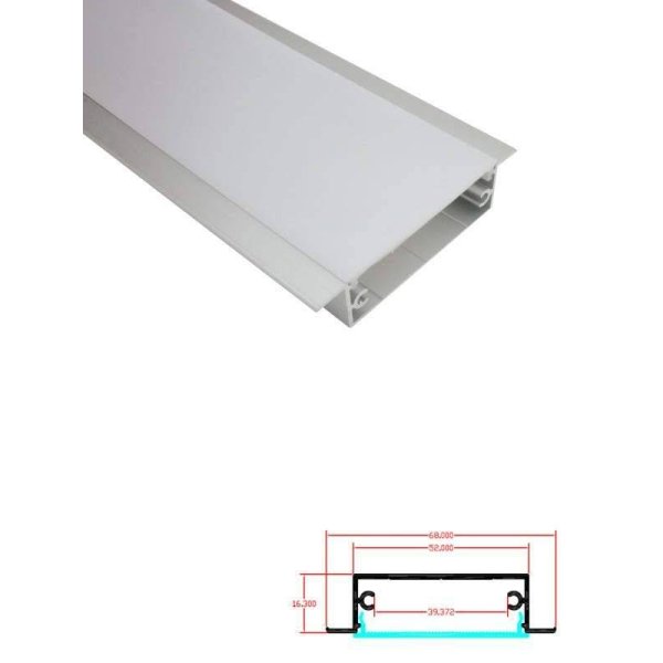 LED ΠΡΟΦΙΛ ΑΛΟΥΜΙΝΙΟΥ Model R67