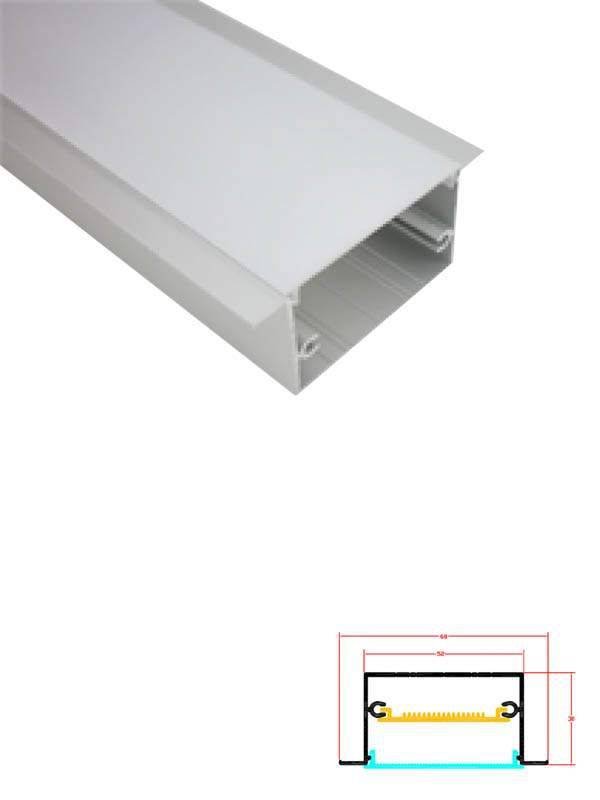 r68 LED ΠΡΟΦΙΛ ΑΛΟΥΜΙΝΙΟΥ Model R68