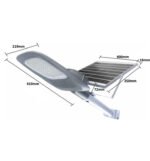 Solar Δρόμου Led PRO200W 6500K Panel 25W/Battery 20Ah - Image 2