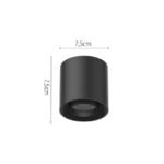 InLight Φωτιστικό LED 6W 3000K για Ultra-Thin μαγνητική ράγα σε λευκή απόχρωση D:7,5cmX7,5cm (T03501-WH) - Image 2