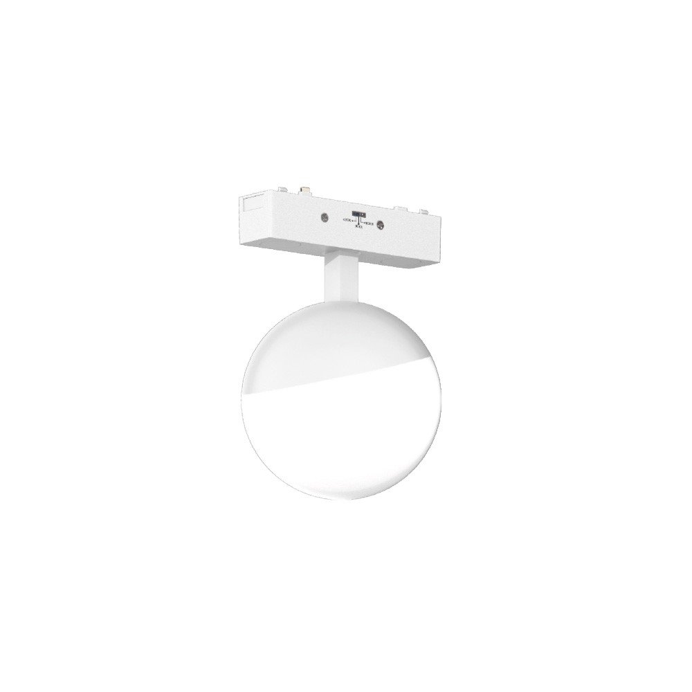 t03505 Inlight Φωτιστικό LED 6W 3000K-6000K για Ultra-Thin μαγνητική ράγα σε λευκή απόχρωση (by tuya and zigbee) D:10cmX10cm (T05305-White) - Image 1