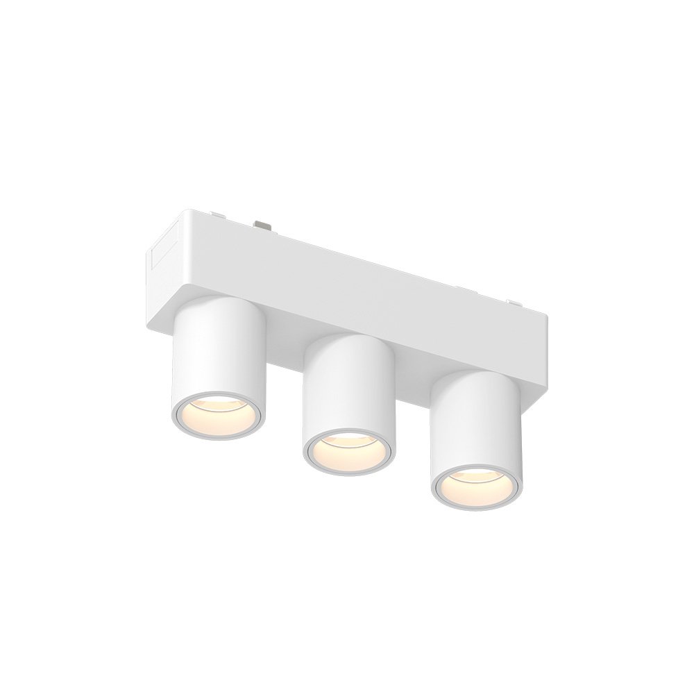 t03601-white-photo InLight Φωτιστικό LED 6W 3000K για Ultra-Thin μαγνητική ράγα σε λευκή απόχρωση D:12,5cmX5,5cm (T03601-WH) - Image 1