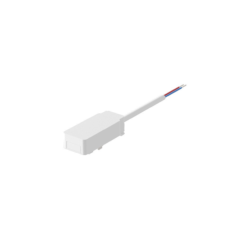 tc033-1 Inlight Εξάρτημα σύνδεσης εξωτερικου driver με Ultra Thin ράγα σε λευκή απόχρωση (TC033-White) - Image 1