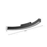 Inlight Γραμμικό φωτιστικό LED 12W 3CCT για Curved μαγνητική ράγα σε μαύρη απόχρωση D:34x2,2x2,5cm (TMC0021-Black) - Image 2