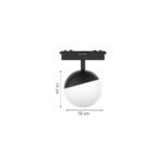 Inlight Φωτιστικό LED 6W 3CCT για Ultra-Thin μαγνητική ράγα σε λευκή απόχρωση D:10X10cm (TMU0150-White) - Image 2