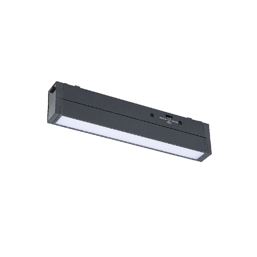 tmu0170-3 Inlight Γραμμικό φωτιστικό LED 20W 3CCT για ultra thin ράγα σε μαύρη απόχρωση D:62X2,6X4,8cm (TMU0170-Black) - Image 1