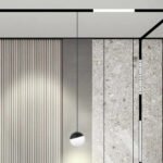 Inlight Κρεμαστό Φωτιστικό LED 6W 3000K-6000K για Ultra-Thin μαγνητική ράγα σε μαύρη απόχρωση D:10X10cm (TMZ0050-Black) - Image 2