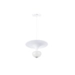Inlight Κρεμαστό Φωτιστικό LED 5W 3CCT για Ultra-Thin μαγνητική ράγα σε λευκή απόχρωση D:23X20cm (TMU0240-White)