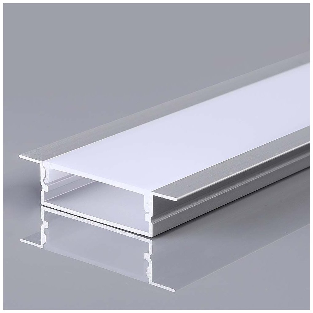 v-tac_xoneuto_profil_alouminiou_tainias_led_200ek. V-TAC Χωνευτό Προφίλ Αλουμινίου Ταινίας LED 200εκ. 23177 - Image 1