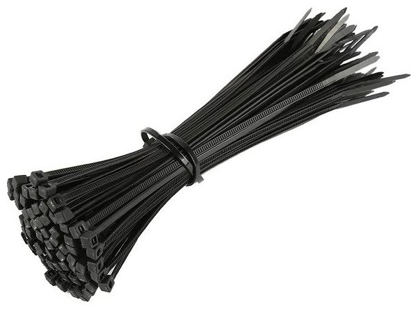 v_tac_dematika_kalodion_me_prostasia_uv_250x3_5_mayro_100tmch Δεματικά Καλωδίων V-TAC 3,5x250mm Πακέτο 100TEM Μαύρο 11169 - Image 1