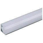 V-TAC Προφίλ Αλουμινίου Γωνιακό 15,8 Χ 15,8 mm 2M με Γαλακτερό Καπάκι για ταινία LED 3353