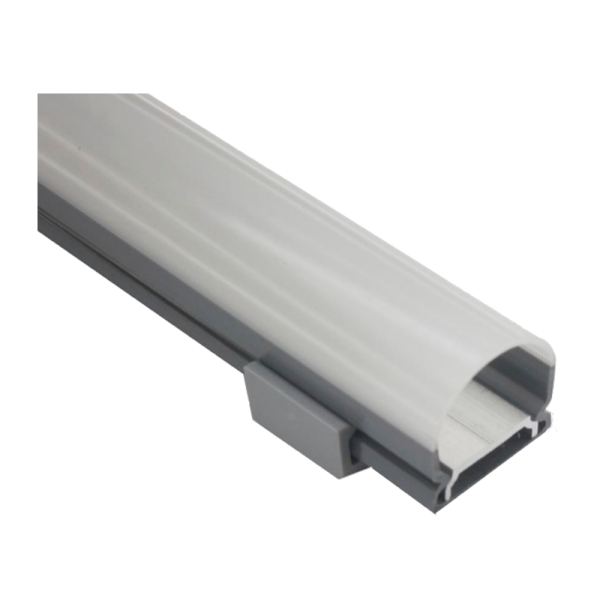 POLYFOT WR6 Προφίλ Αλουμινίου (Π) Γκρι - Οπάλ IP65 2m 110757136