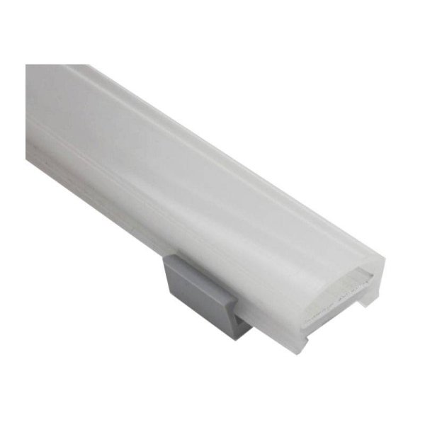 POLYFOT WR7 Προφίλ Αλουμινίου (Π) Γκρι - Οπάλ IP65 2m 110607137